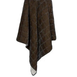 Emily Faux Silk Velvet Box Stitch Throw