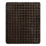 Emily Faux Silk Velvet Box Stitch Throw