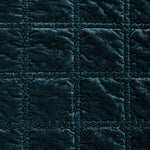 Emily Faux Silk Velvet Box Stitch Throw