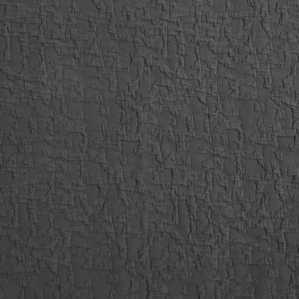 Dark gray textured fabric pattern