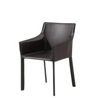 Black chair on a white background