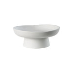 White ceramic bowl on a white background