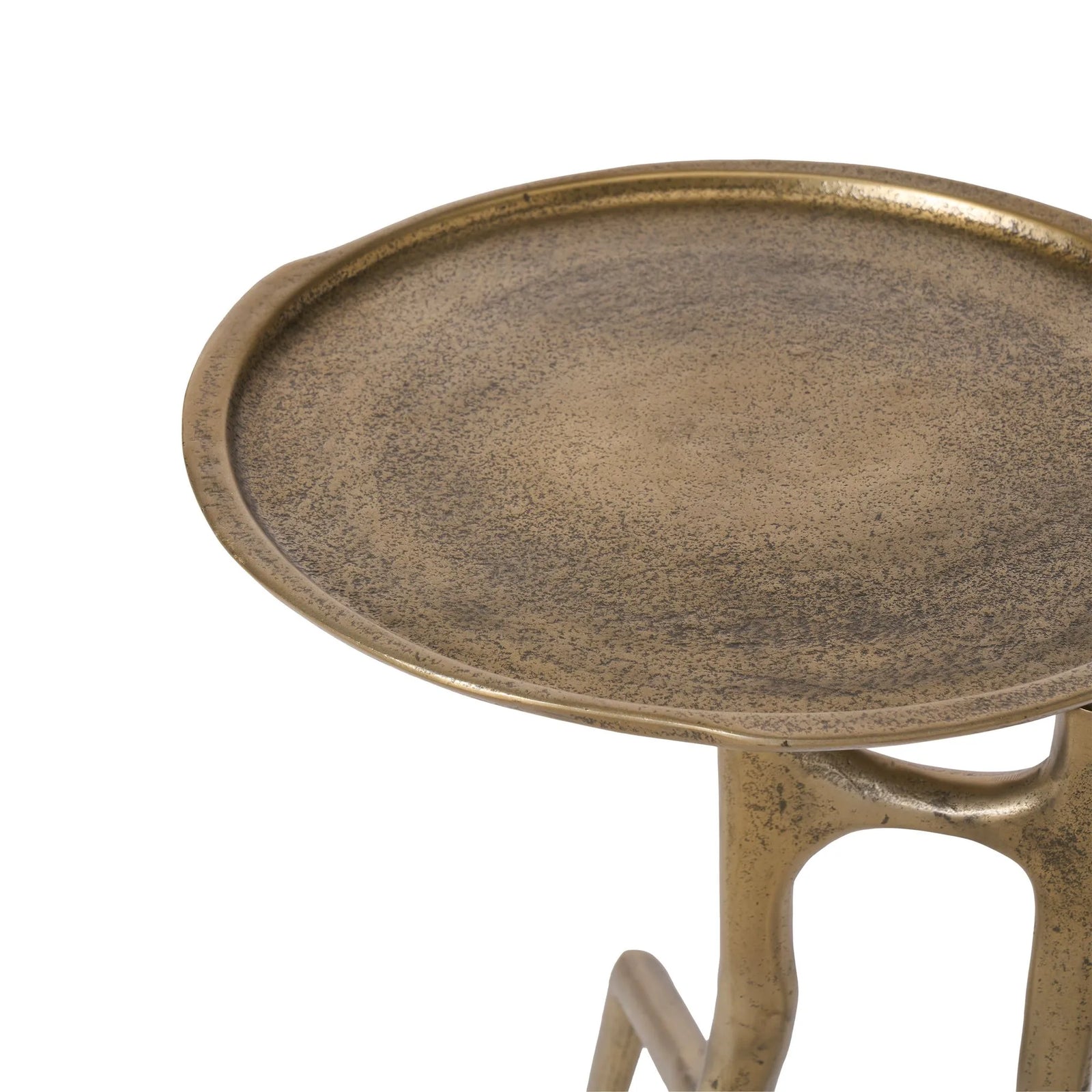 Michael Chair-Side Table (Brass) detail