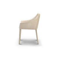 Beige chair on a white background
