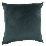 Dark green pillow on a white background