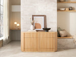 Transformer Round Sideboard - Panel Storage
