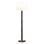 Ophelia Black/Brass Floor Lamp