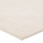 Beige rug corner on a white background
