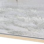 Close-up of a concrete surface with a wooden base