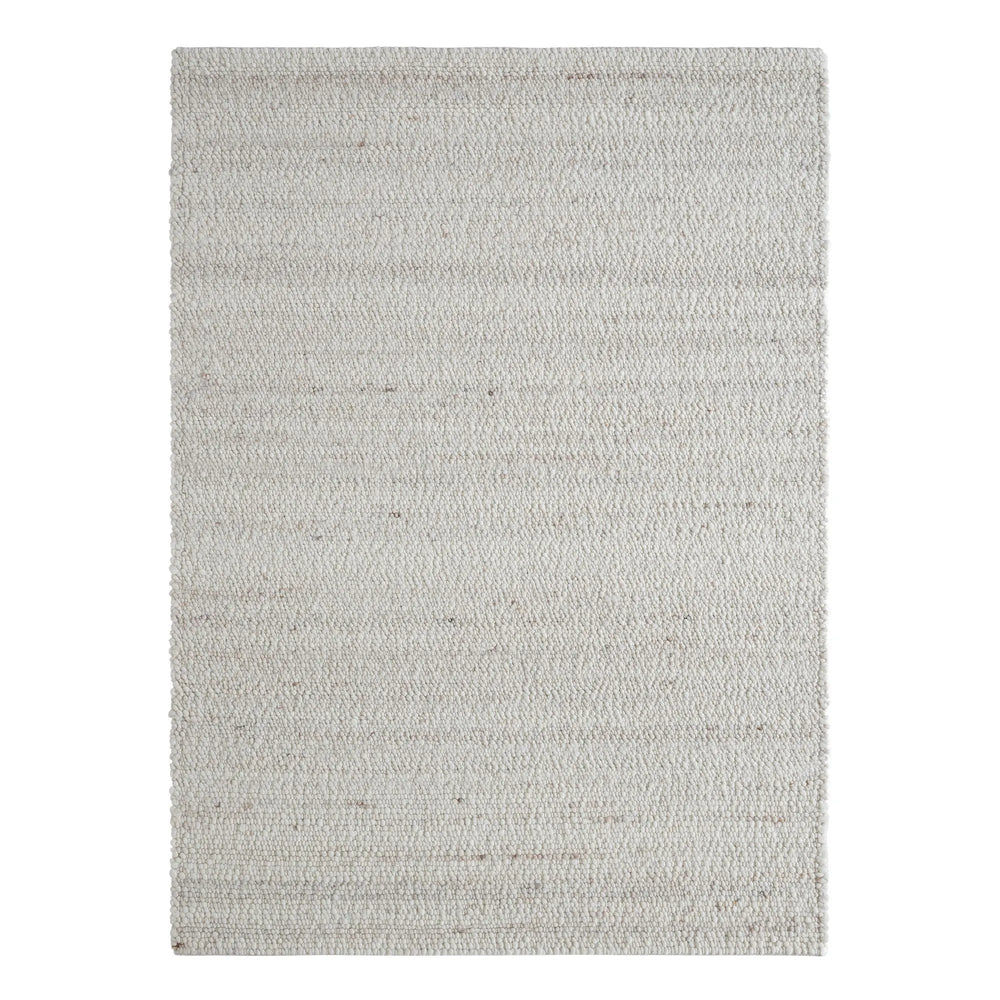Gray textured rug on a white background
