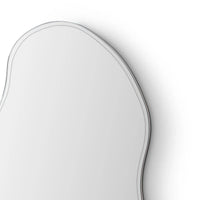 Silver hair clip on a white background