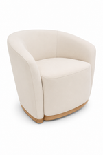 Sonia Chair With Accent Wood Frame