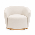 Sonia Chair With Accent Wood Frame