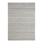 Gray textured rug on a white background