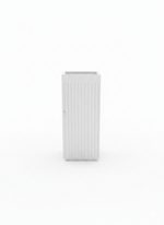 Textured Planter with stripes