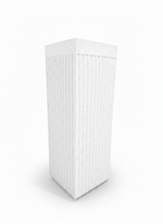 Textured Planter with stripes