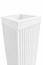 Textured Planter with stripes