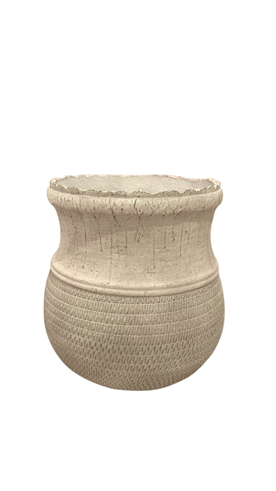 Textured Stone Planter