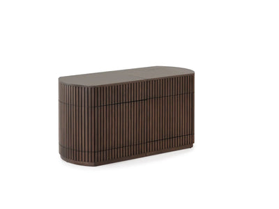 Transformer Round Sideboard - Panel Storage