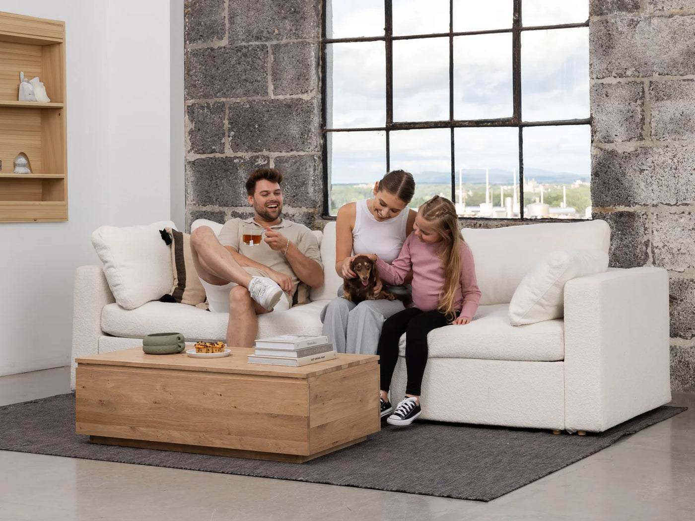 Transformer Coffee Table - Panel Storage