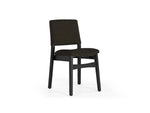 Black chair on a white background