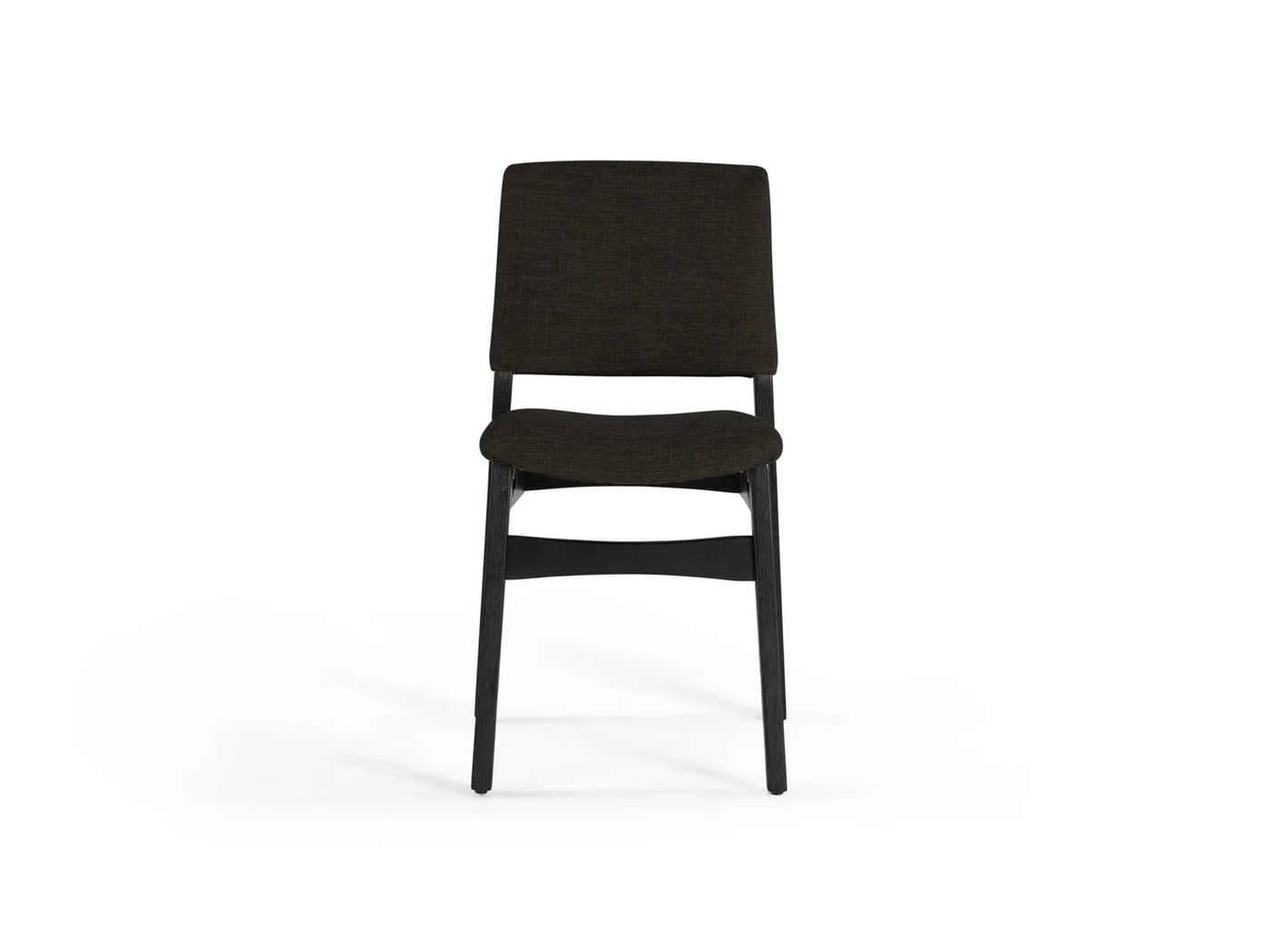 Black chair on a white background
