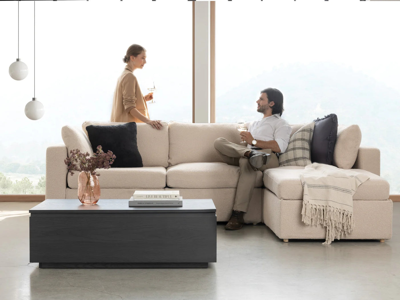 Transformer Coffee Table - Panel Storage