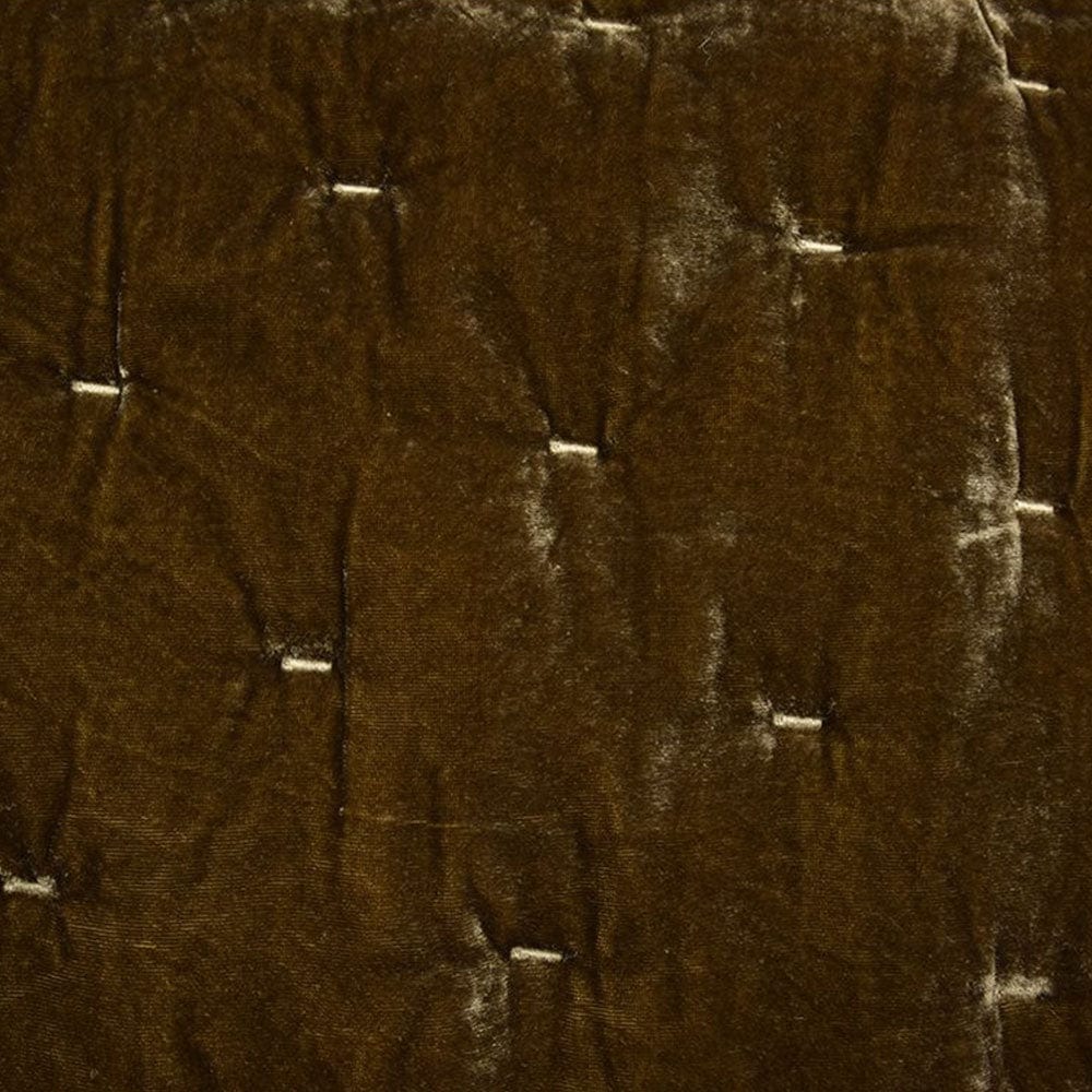 Close-up of brown woven fabric texture