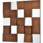 Walnut Accent Mirror