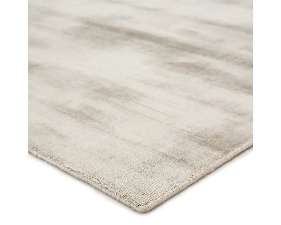 Yolanda Viscose Solid Area Rug - Light Taupe