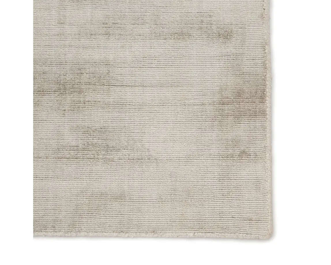 Yolanda Viscose Solid Area Rug - Light Taupe