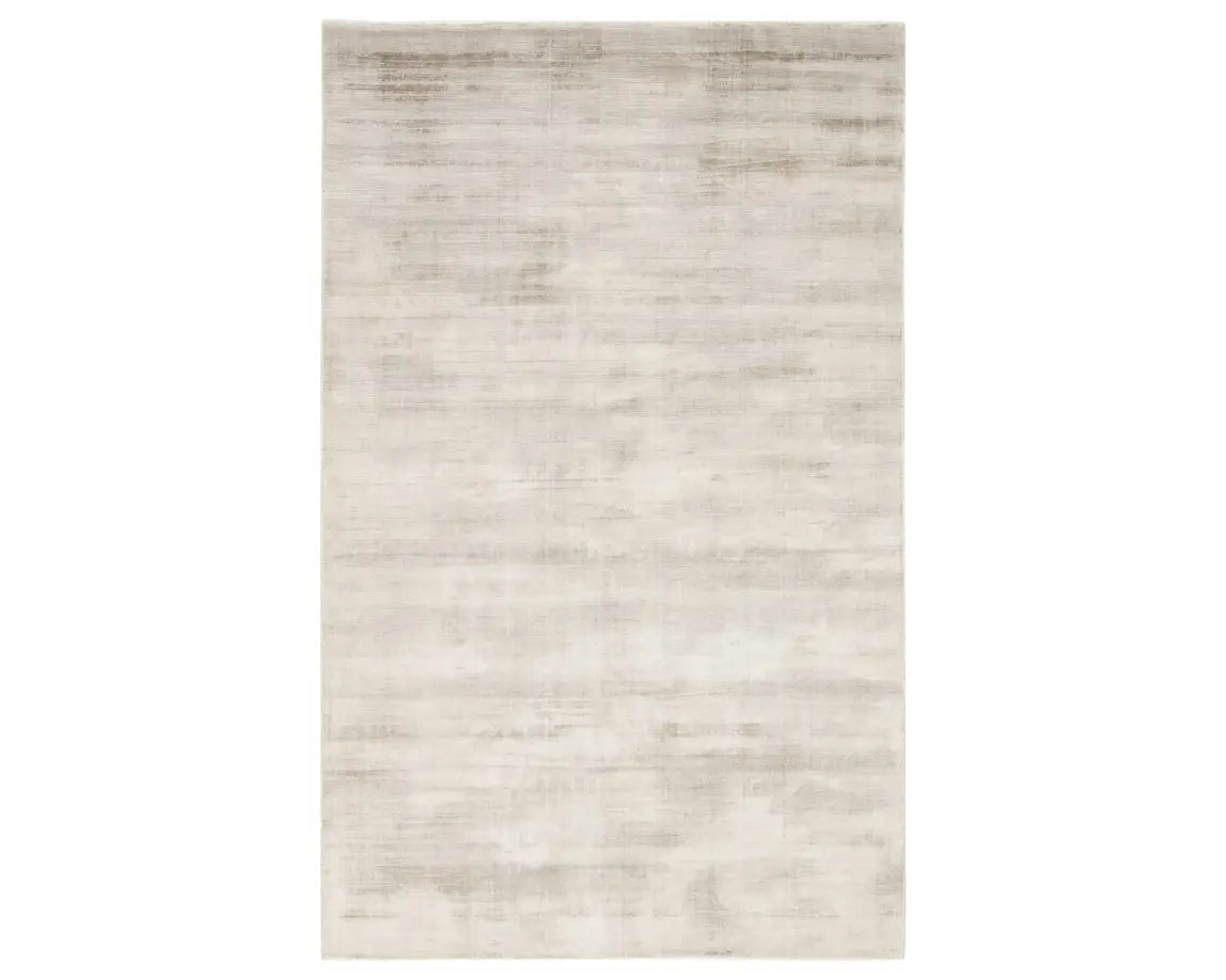 Yolanda Viscose Solid Area Rug - Light Taupe