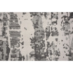 Textured fabric with a pattern of black and gray on a white background