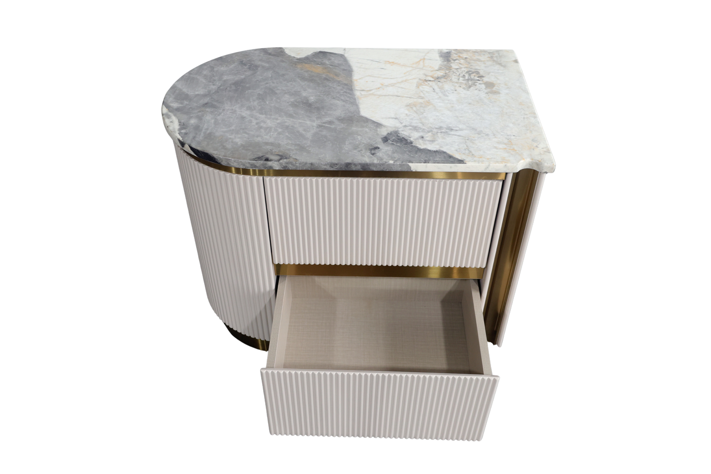 Adele Marble Top Nightstand