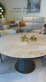 Anna Maria Extendable Table (with Glass)
