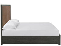Bed with white bedding and pillows on a white background