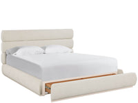 u Marceline Channel Upholstered Bed