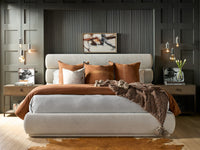 u Marceline Channel Upholstered Bed