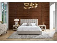 u Vienna Channelled Upholstered Bed