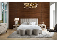 u Vienna Channelled Upholstered Bed