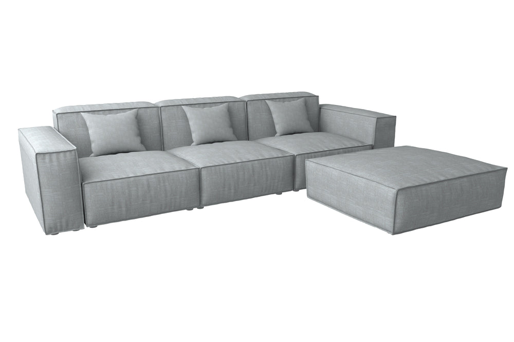 Morgan 4 pieces modular Sectional Hoya Casa Hoyacasa.ca couch sofa bed 4 seater sectional table kitchen table love seat sofa bed matress Toronto Canada manufactures home decoration frames indoor Ottoman sale