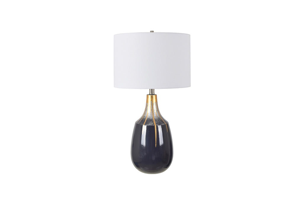 Archer Hand painted gold accent lamp Hoya Casa 