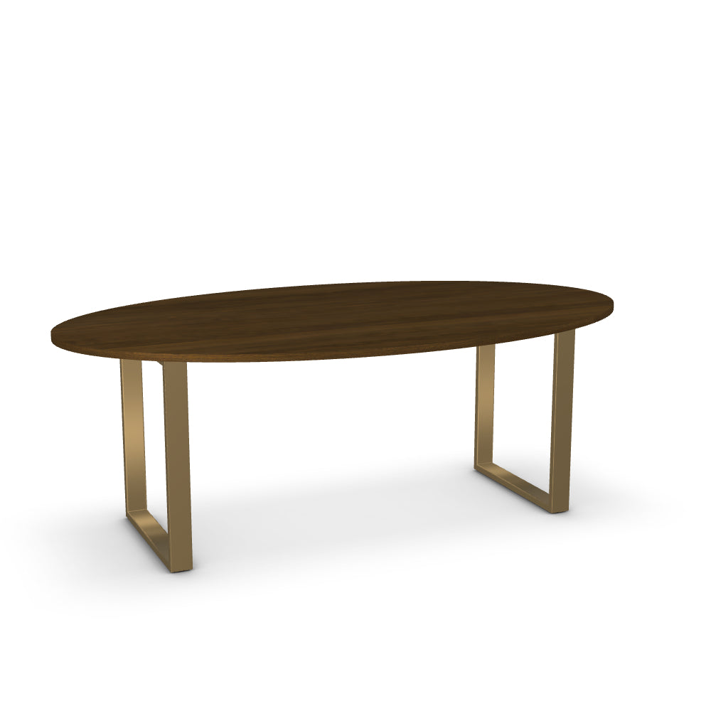 Charlotte Oval Dining Table - Walnut Veneer