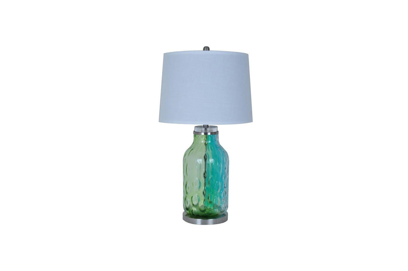 Glass accent lamp