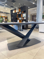 Conrad Stone top Dining table (Gloss)