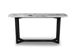 Table base with marble top on a white background