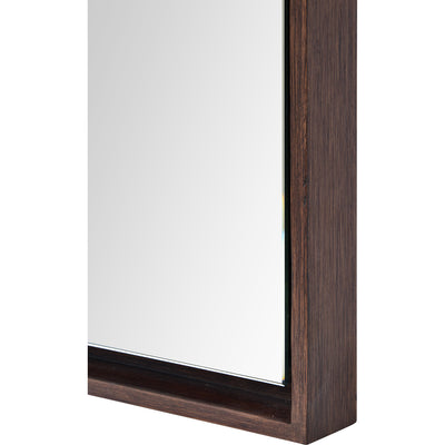 Full Length Mirror - Dark Chestnut Finish