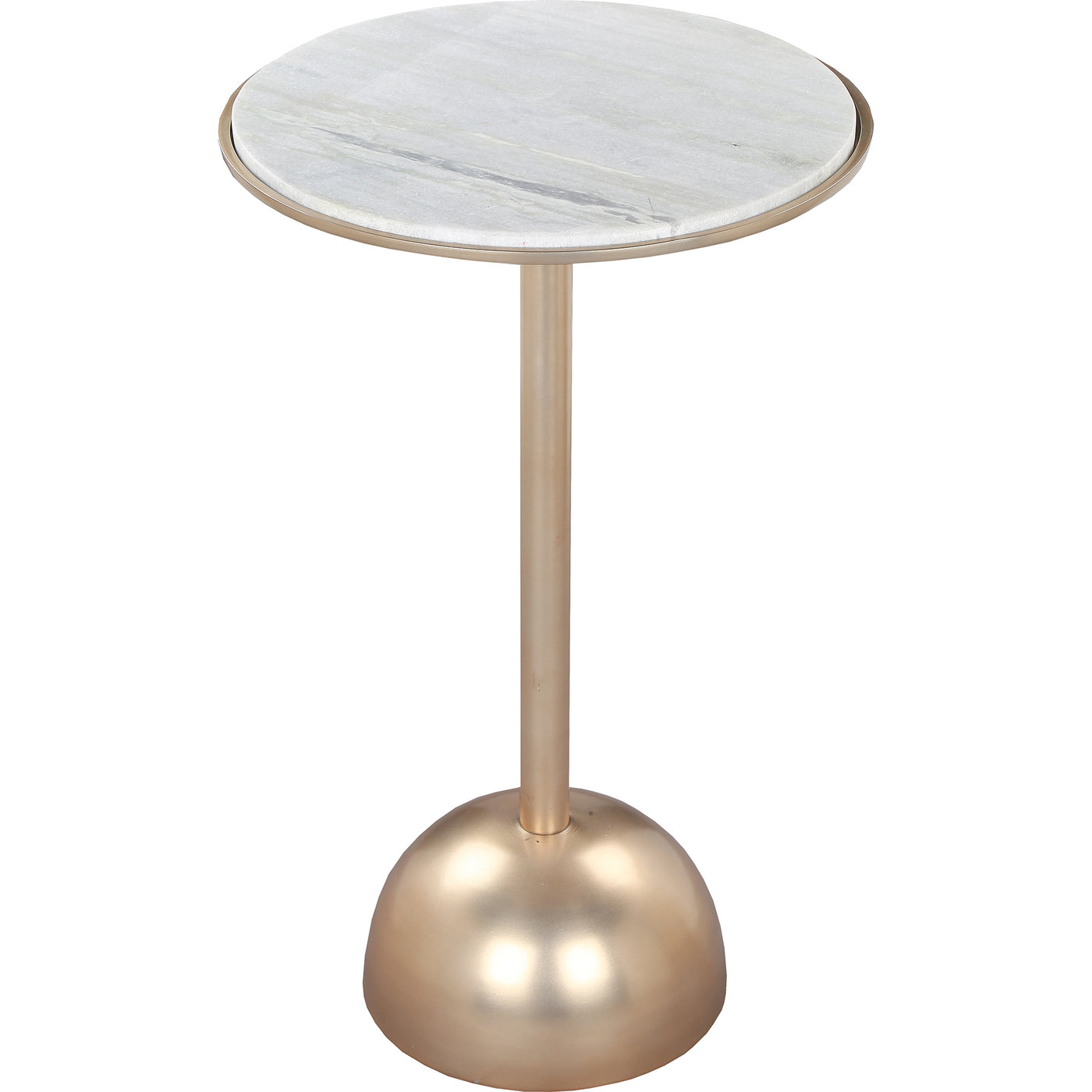 Brass Accent Side table (Disco)